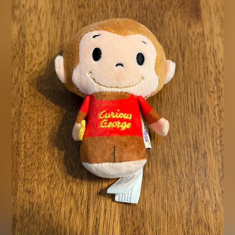 Curious George Hallmark itty-bitty plush stuffed animal rare